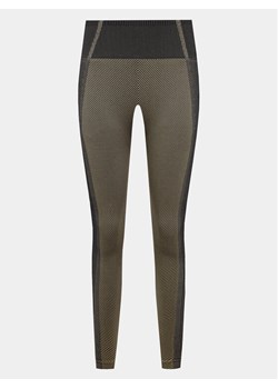 Athlecia Legginsy Powerfull W Seamless Tights EA233338 Brązowy Regular Fit ze sklepu MODIVO w kategorii Spodnie damskie - zdjęcie 181159474