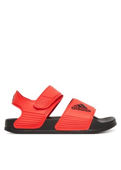 adidas Sandały adilette IH3633 Czerwony ze sklepu MODIVO w kategorii Sandały dziecięce - zdjęcie 181159510