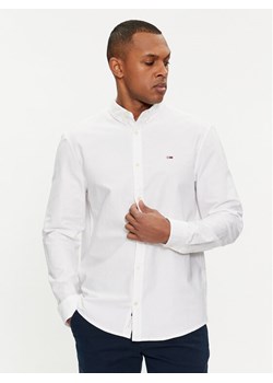 Tommy Jeans Koszula Entry DM0DM19134 Biały Regular Fit ze sklepu MODIVO w kategorii Koszule męskie - zdjęcie 181159513