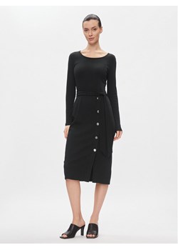 Lauren Ralph Lauren Sukienka dzianinowa 250889290004 Czarny Slim Fit ze sklepu MODIVO w kategorii Sukienki - zdjęcie 181159532