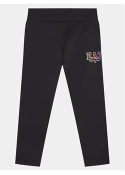 EA7 Emporio Armani Legginsy 3DFP56 FJ4SZ 1200 Czarny Slim Fit ze sklepu MODIVO w kategorii Spodnie dziewczęce - zdjęcie 181159561