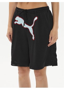 Puma Szorty sportowe DUA LIPA 536636 Czarny Loose Fit ze sklepu MODIVO w kategorii Szorty - zdjęcie 181159713