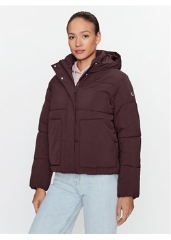 Champion Kurtka puchowa Hooded Jacket 116921 Brązowy Custom Fit ze sklepu MODIVO w kategorii Kurtki damskie - zdjęcie 181159781