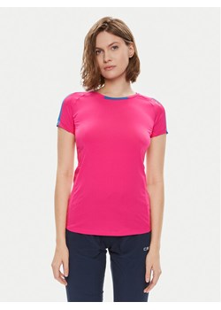 CMP Koszulka techniczna 32C6236 Różowy Slim Fit ze sklepu MODIVO w kategorii Bluzki damskie - zdjęcie 181159783