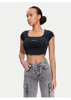 Converse Top W Wordmark Corset Top 10026506-A01 Czarny Slim Fit ze sklepu MODIVO w kategorii Bluzki damskie - zdjęcie 181159822