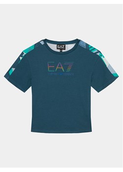 EA7 Emporio Armani T-Shirt 3DBT54 BJ02Z 1821 Srebrny Regular Fit ze sklepu MODIVO w kategorii T-shirty chłopięce - zdjęcie 181160092