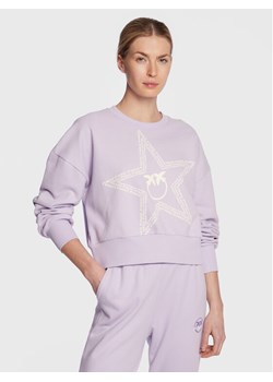 Pinko Bluza 100369 A0KM Fioletowy Relaxed Fit ze sklepu MODIVO w kategorii Bluzy damskie - zdjęcie 181160251
