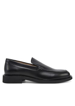 Calvin Klein Mokasyny Sq Rubber Onepiece Moccasin HM0HM01883 Czarny ze sklepu MODIVO w kategorii Mokasyny męskie - zdjęcie 181160260