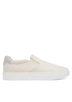Calvin Klein Tenisówki Vulc Slip On - Jacq HW0HW02411 Écru ze sklepu MODIVO w kategorii Trampki damskie - zdjęcie 181160340