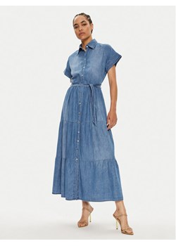 ViCOLO Sukienka jeansowa TB2665 Granatowy Regular Fit ze sklepu MODIVO w kategorii Sukienki - zdjęcie 181160561