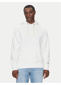 Champion Bluza 220705 Biały Relaxed Fit ze sklepu MODIVO w kategorii Bluzy męskie - zdjęcie 181160621