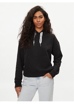 Tommy Jeans Bluza Logo Drawcord DW0DW17794 Czarny Boxy Fit ze sklepu MODIVO w kategorii Bluzy damskie - zdjęcie 181160622
