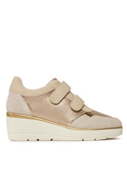 Geox Sneakersy D Ilde D25RAB 0NFEK C2235 Beżowy ze sklepu MODIVO w kategorii Buty sportowe damskie - zdjęcie 181160653