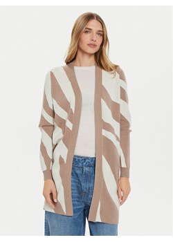 Vero Moda Kardigan Nancy 10310777 Beżowy Loose Fit ze sklepu MODIVO w kategorii Swetry damskie - zdjęcie 181160884