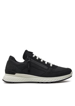 ECCO Sneakersy Exostride W Low Zip 83540351052 Czarny ze sklepu MODIVO w kategorii Buty sportowe damskie - zdjęcie 181160900