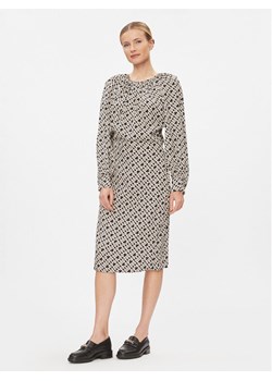 Tommy Hilfiger Sukienka codzienna WW0WW41020 Beżowy Regular Fit ze sklepu MODIVO w kategorii Sukienki - zdjęcie 181160913