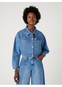 Wrangler Kurtka jeansowa Cowboy W4Z3DE35N 112332077 Niebieski Relaxed Fit ze sklepu MODIVO w kategorii Kurtki damskie - zdjęcie 181161002