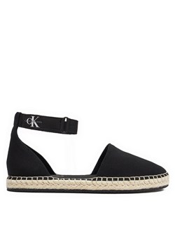 Calvin Klein Jeans Espadryle Ankle Espadrille Btw YW0YW01027 Czarny ze sklepu MODIVO w kategorii Espadryle damskie - zdjęcie 181161160