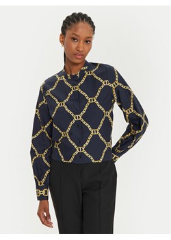 TWINSET Koszula 241TP2730 Granatowy Straight Fit ze sklepu MODIVO w kategorii Koszule damskie - zdjęcie 181161233