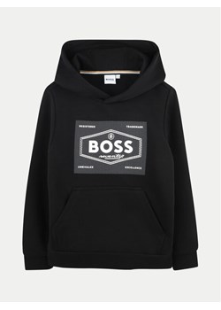 Boss Bluza J51194 S Czarny Regular Fit ze sklepu MODIVO w kategorii Bluzy chłopięce - zdjęcie 181161261