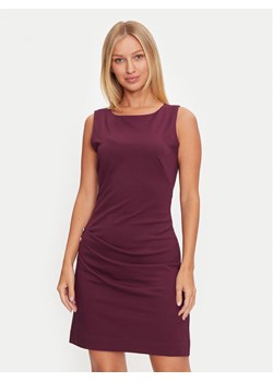 Guess Sukienka koktajlowa Lena W4BK14 KBJP2 Bordowy Slim Fit ze sklepu MODIVO w kategorii Sukienki - zdjęcie 181161312