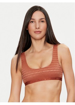 Emporio Armani Underwear Biustonosz top 164232 3F204 01656 Brązowy ze sklepu MODIVO w kategorii Biustonosze - zdjęcie 181161351