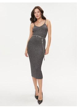 MICHAEL Michael Kors Sukienka dzianinowa MH38208AFB Czarny Slim Fit ze sklepu MODIVO w kategorii Sukienki - zdjęcie 181161402