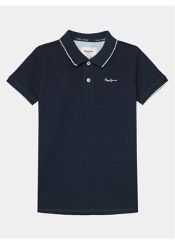 Pepe Jeans Polo New Thor PB540938 Granatowy Regular Fit - id: 0000303384265 - marki Pepe Jeans - 181161440 Pepe Jeans Polo New Thor PB540938 Granatowy Regular Fit ze sklepu MODIVO w kategorii T-shirty chłopięce - zdjęcie 181161440