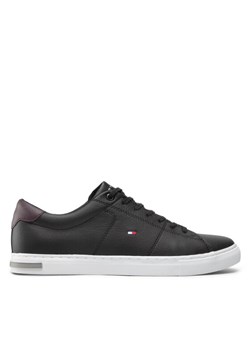 Tommy Hilfiger Sneakersy Essential Leather Detail Vulc FM0FM04047 Czarny - id: 0000209909579 - marki Tommy Hilfiger - 181161473 Tommy Hilfiger Sneakersy Essential Leather Detail Vulc FM0FM04047 Czarny ze sklepu MODIVO w kategorii Trampki męskie - zdjęcie 181161473