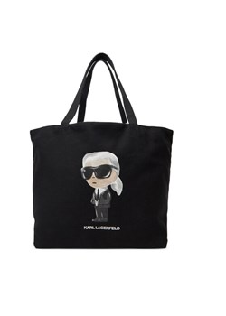 KARL LAGERFELD Torebka A2W50027 Czarny - id: 0000305477187 - marki Karl Lagerfeld - 181161594 KARL LAGERFELD Torebka A2W50027 Czarny ze sklepu MODIVO w kategorii Torby Shopper bag - zdjęcie 181161594