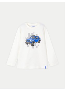 Mayoral Bluzka 4052 Écru Regular Fit ze sklepu MODIVO w kategorii Bluzki dziewczęce - zdjęcie 181161670