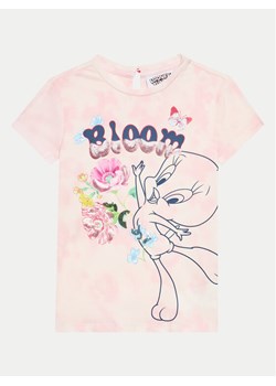 Original Marines T-Shirt DEPV1094NF Różowy Regular Fit ze sklepu MODIVO w kategorii Bluzki dziewczęce - zdjęcie 181161681