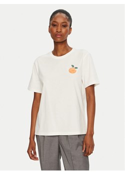 Vila T-Shirt Sybil 14097443 Biały Regular Fit ze sklepu MODIVO w kategorii Bluzki damskie - zdjęcie 181161750