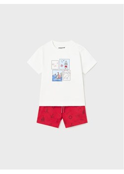 Mayoral Komplet t-shirt i spodenki 1647 Kolorowy Regular Fit ze sklepu MODIVO w kategorii Komplety niemowlęce - zdjęcie 181162030