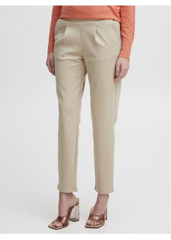 b.young Chinosy 20812848 Beżowy Slim Fit ze sklepu MODIVO w kategorii Spodnie damskie - zdjęcie 181162061