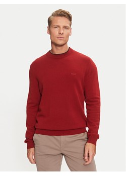 Boss Sweter 50526844 Czerwony Regular Fit ze sklepu MODIVO w kategorii Swetry męskie - zdjęcie 181162083