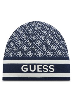 Guess Czapka W4BZ21 Z3JD2 Granatowy ze sklepu MODIVO w kategorii Czapki zimowe damskie - zdjęcie 181162272