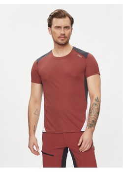 CMP Koszulka techniczna 33N6687 Brązowy Regular Fit ze sklepu MODIVO w kategorii T-shirty męskie - zdjęcie 181162292