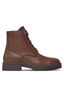 Jack&Jones Kozaki 12243413 Brązowy ze sklepu MODIVO w kategorii Buty zimowe męskie - zdjęcie 181162404