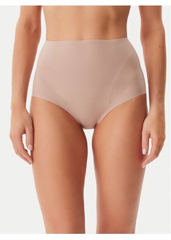 Calvin Klein Underwear Bielizna modelująca dolna Stay Put Mesh LV00QF8166 Beżowy ze sklepu MODIVO w kategorii Bielizna wyszczuplająca - zdjęcie 181162543