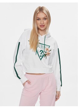 Guess Bluza Zoey V4GQ04 KC6V1 Biały Regular Fit ze sklepu MODIVO w kategorii Bluzy damskie - zdjęcie 181162800
