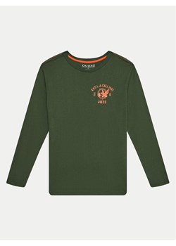 Guess Bluzka L4BI09 I3Z14 Zielony Regular Fit ze sklepu MODIVO w kategorii T-shirty chłopięce - zdjęcie 181163043