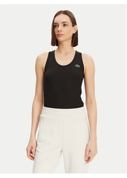 Lacoste Top TF4874 Czarny Slim Fit ze sklepu MODIVO w kategorii Bluzki damskie - zdjęcie 181163063
