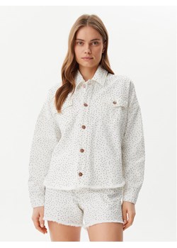 Guess Kurtka jeansowa W5GN90 D5N91 Biały Regular Fit ze sklepu MODIVO w kategorii Kurtki damskie - zdjęcie 181163070