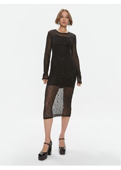 Please Sukienka koktajlowa A1VNCAP000 Czarny Slim Fit ze sklepu MODIVO w kategorii Sukienki - zdjęcie 181163194