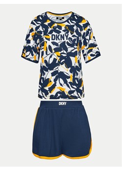 DKNY Piżama YI70014 Granatowy Regular Fit ze sklepu MODIVO w kategorii Piżamy damskie - zdjęcie 181163253