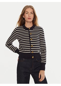 AMI PARIS Kardigan FKC039KN0061 Granatowy Regular Fit ze sklepu MODIVO w kategorii Swetry damskie - zdjęcie 181163281
