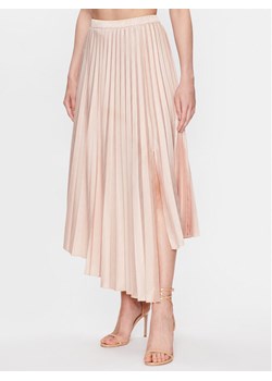 DKNY Spódnica plisowana P3ANTQBW Złoty Regular Fit ze sklepu MODIVO w kategorii Spódnice - zdjęcie 181163361
