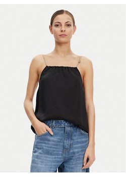HUGO Top Cebena 50536436 Czarny Regular Fit ze sklepu MODIVO w kategorii Bluzki damskie - zdjęcie 181163443