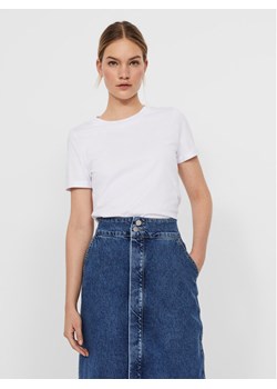 Vero Moda T-Shirt Paula 10243889 Biały Regular Fit ze sklepu MODIVO w kategorii Bluzki damskie - zdjęcie 181163491